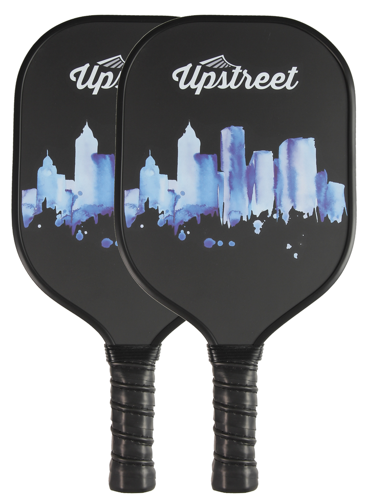Upstreet Graphite Pickleball Paddle Set (Aqua Skyline) - Upstreet Pickleball Paddles